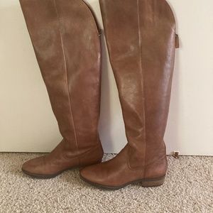 Tall brown boots